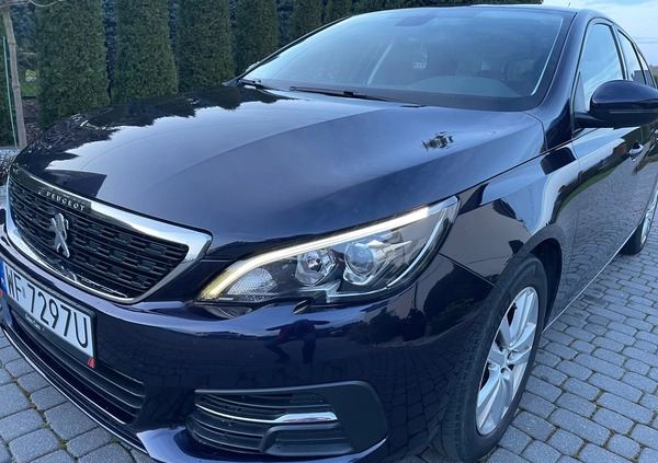 Peugeot 308 cena 46900 przebieg: 130000, rok produkcji 2020 z Puszczykowo małe 407